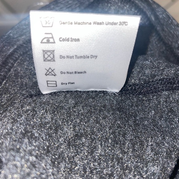 Fulbelle Womens Thermal Fleece Mock Neck Long Sleeve Running Shirts, Thumbholes - Picture 4 of 6